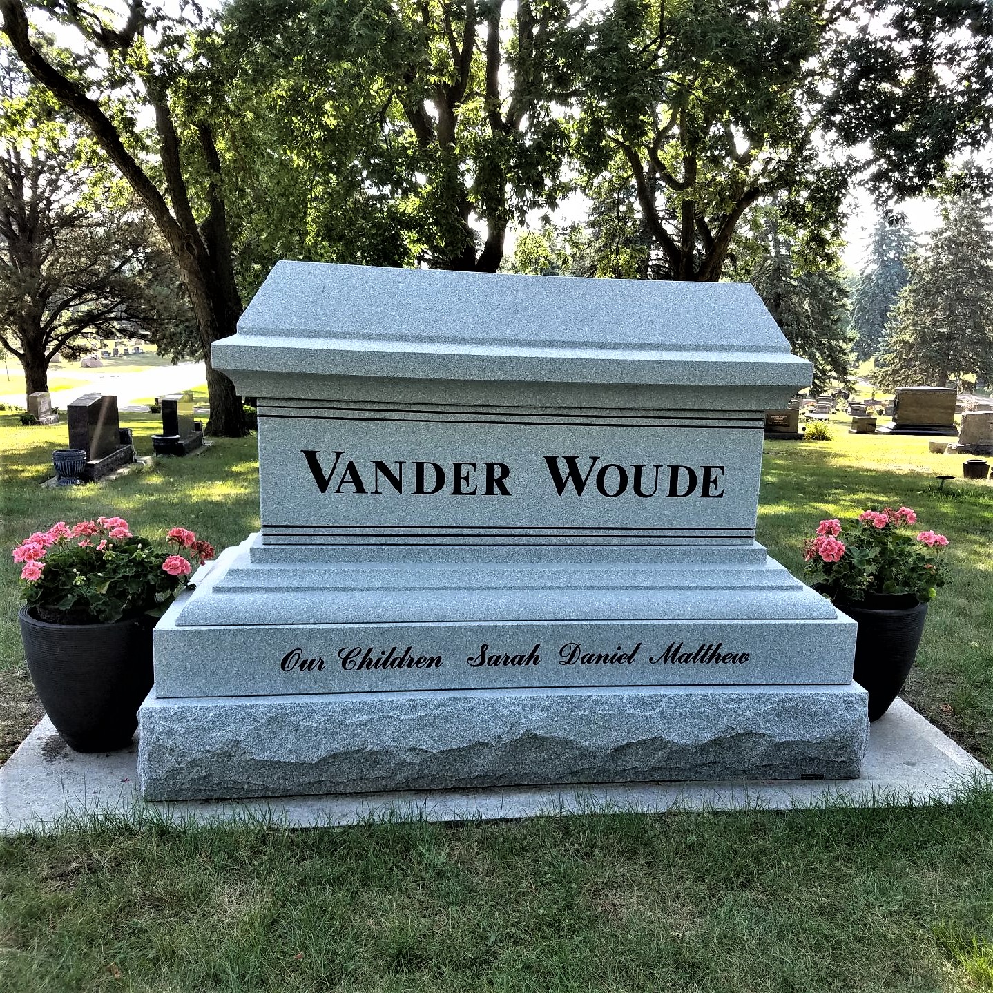 Family Memorials by Gibson Large Stone Family Memorials By Gibson