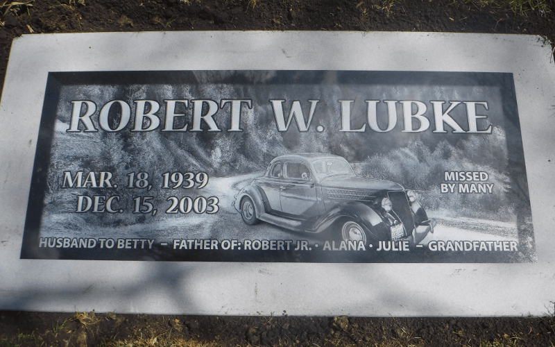 Laser Etching Is A Stunning Addition To Any Memorial Stone