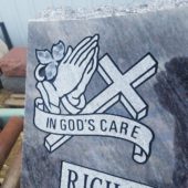 Examples of Religious Carvings on Headstones – Family Memorials By Gibson